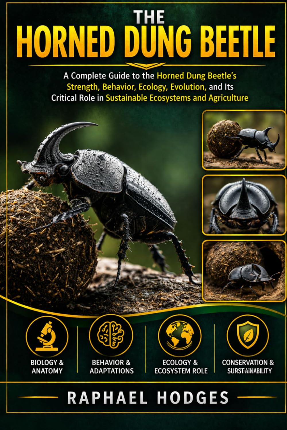 THE HORNED DUNG BEETLE: A Complete Guide to the Horned Dung Beetle’s Strength, Behavior, Ecology, Evolution, and Its Critical Role in Sustainable Ecosystems and Agriculture