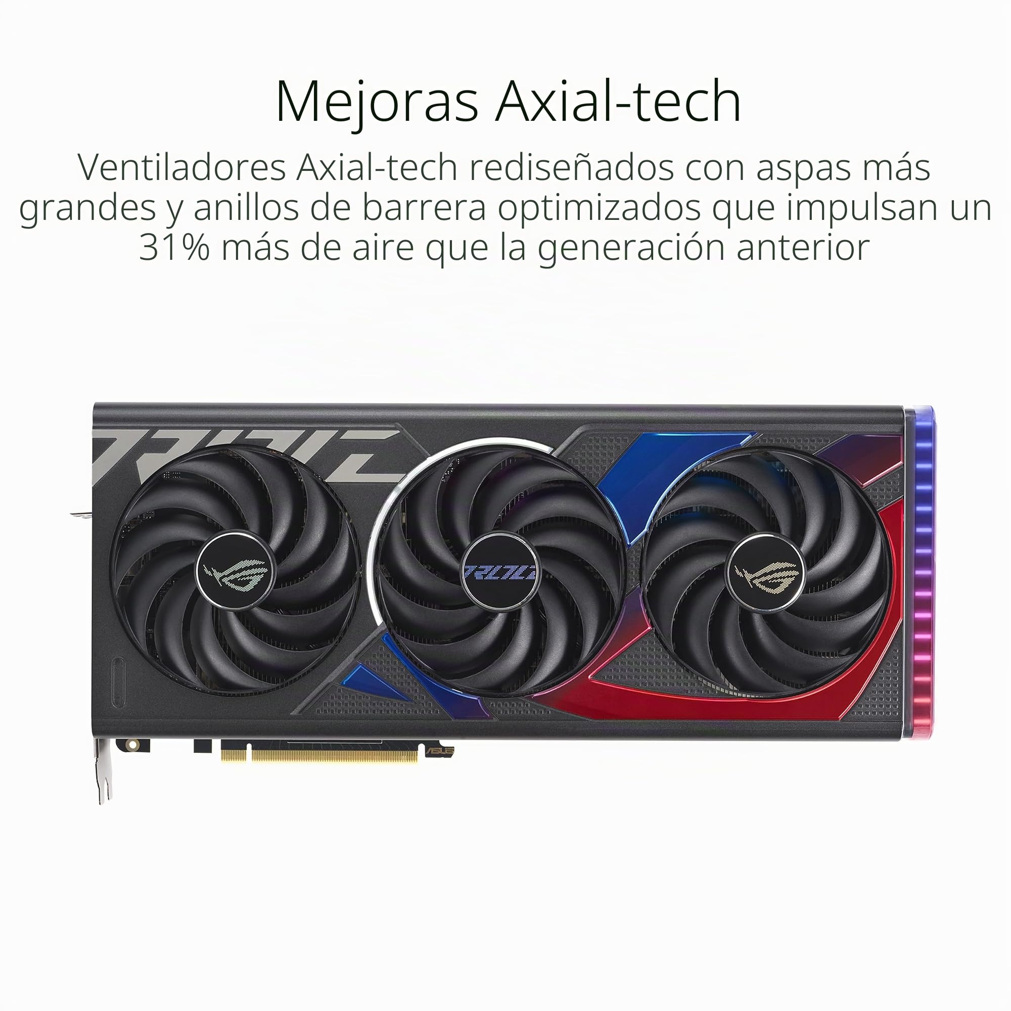 ASUS ROG Strix GeForce RTX 4070 Ti Super OC Edition - Tarjeta gráfica Gaming (PCIe 4.0, 16GB GDDR6X, DLSS 3, HDMI 2.1a, DisplayPort 1.4a, Placa Posterior ventilada, Sensor de Potencia, Aura Sync)