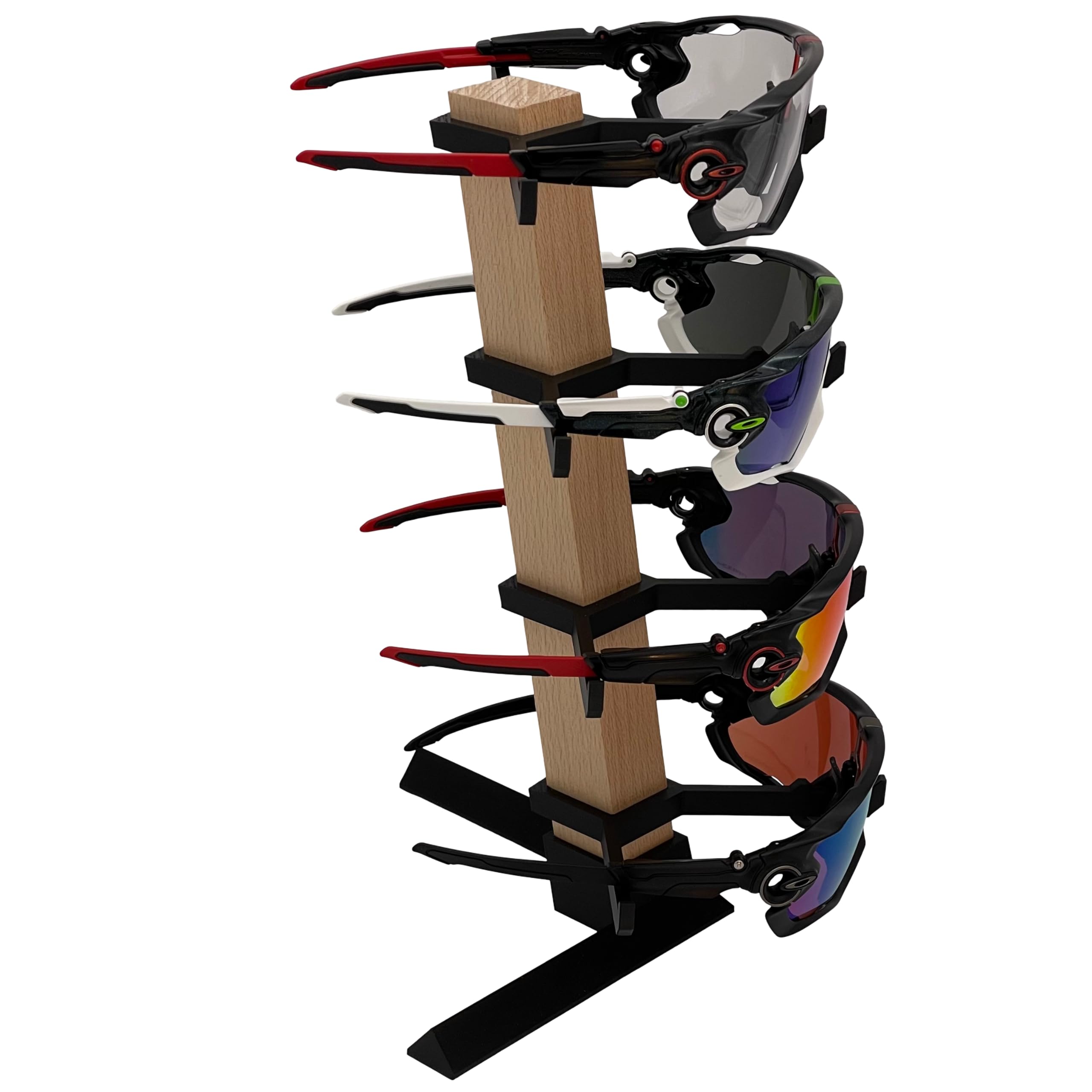 Brillenständer für 4 Brillen Buchenholz Design Brillenhalter modern