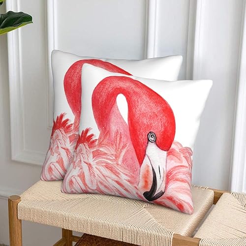 Miniatura 6 de Juego de 2 fundas de almohada cuadradas suaves para sofá, decoración del hogar, 18 x 18 pulgadas