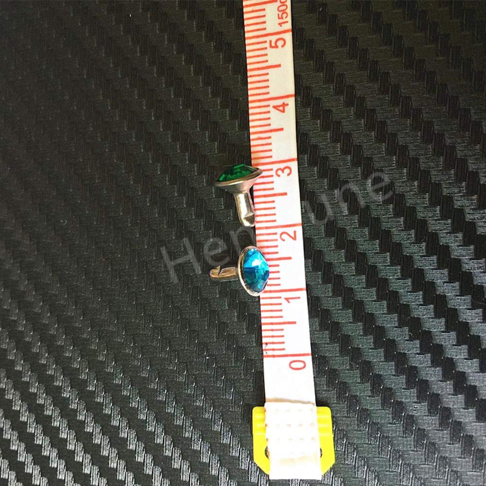 100 Stück Bunte Strass Nieten - DIY Verzierung Für Taschen, Schuhe & Kleidung