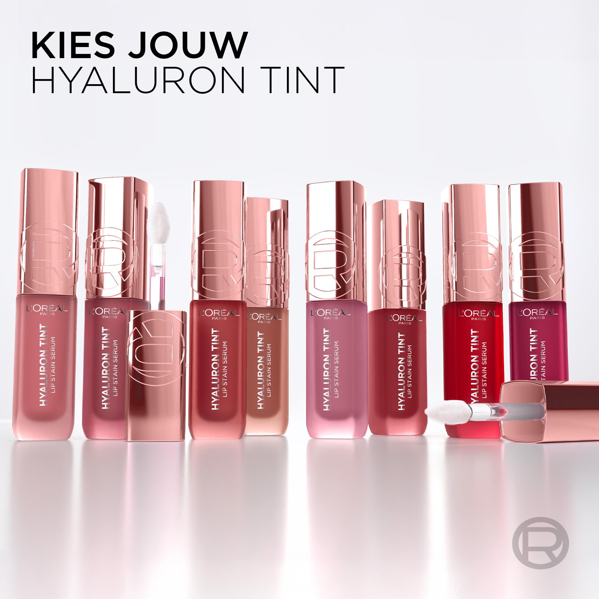 L'Oréal Paris Tinta Labbra, Effetto Idratante, Labbra Rimpolpate, Colore Pieno a Lunga Tenuta, Con Acido Ialuronico, Hyaluron Tint, Tonalità: 217 Smokey Mauve