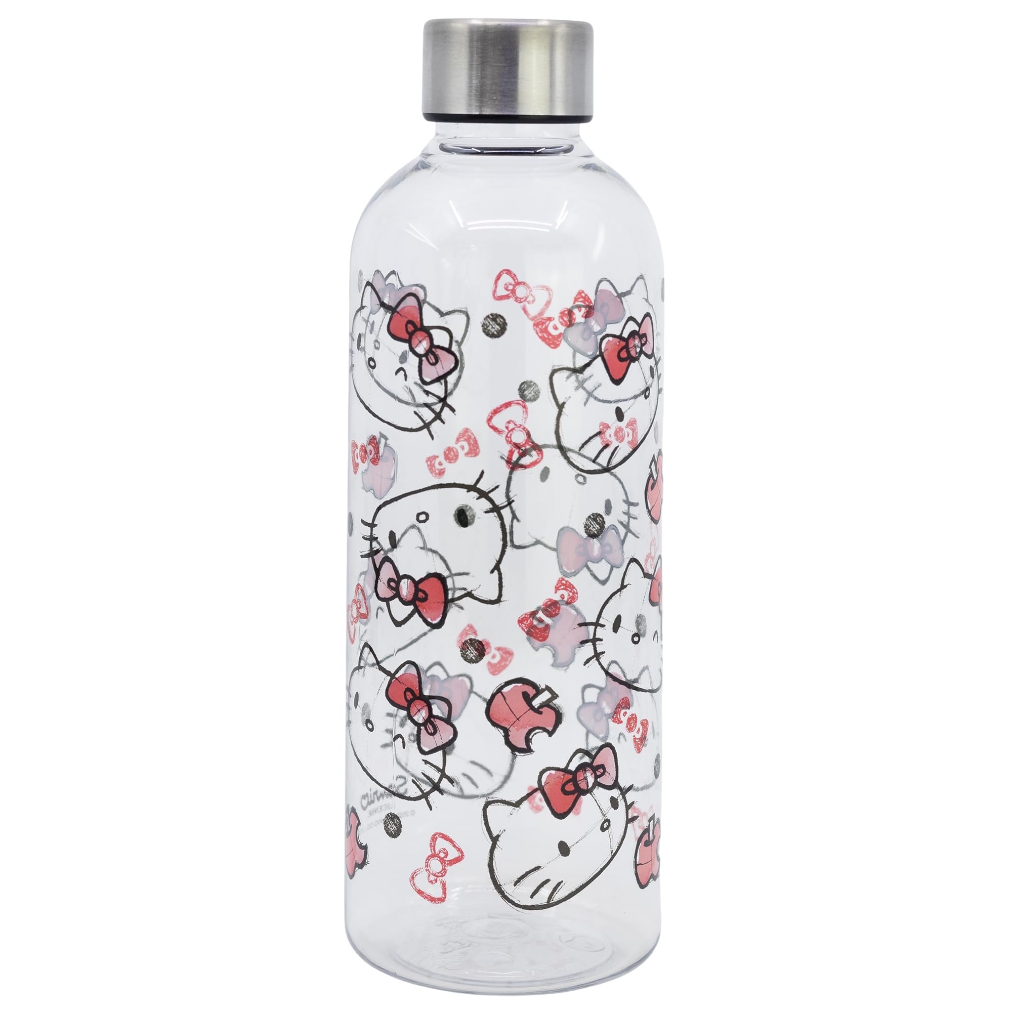 Stor Helly Kitty 850ml Plastic Reusable Water Bottle