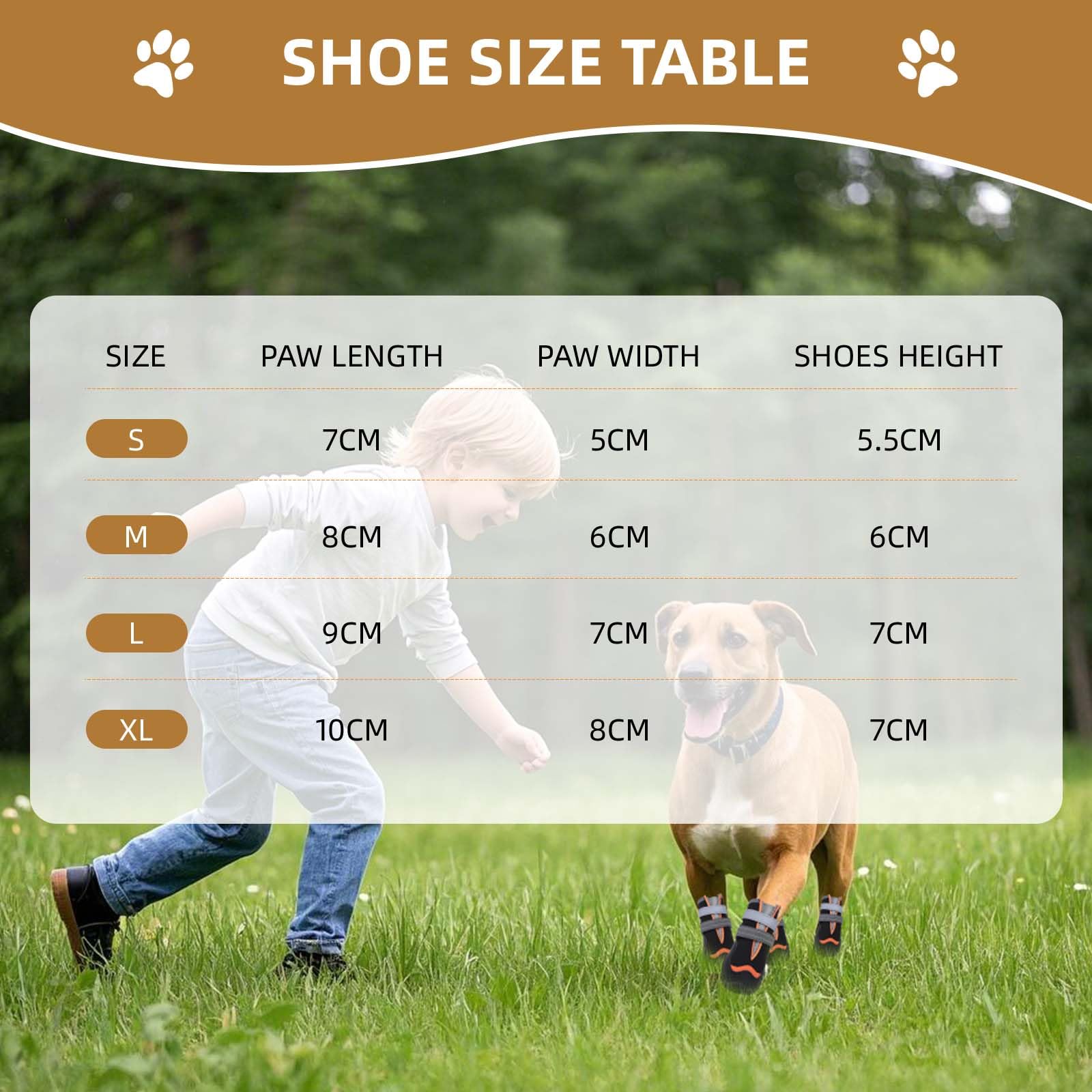 Ohcozzy Waterproof Dog Shoes, Anti-Slip Dog Boots with Reflective Straps - Image 3