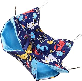 minkissy Rede De Hamster Saco De Dormir Sacos De Dormir Inverno Cama De Chinchila Hamster Rede Quente Ninho Confortável Cama De Dormir Quente Cama De Rede Para Hamster Quatro Estações Rede