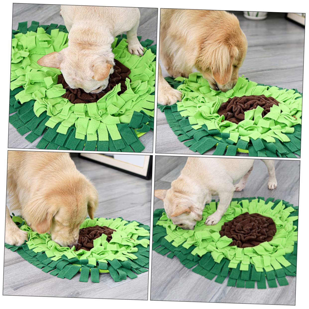 1 Pc Almohadilla De Olor Colchoneta para Mascotas Entrenamiento De Inteligencia De Cachorros Juguete del Rompecabezas del Perro Comedero Lento para Perros Snuffle Mate Forro Polar