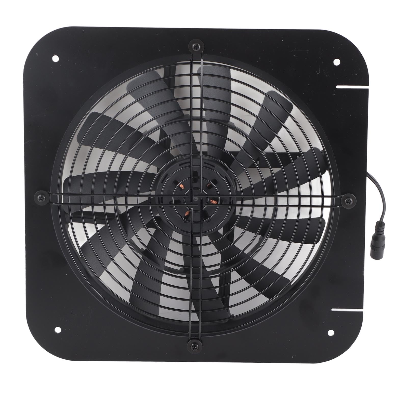 Dilwe Ventilatore di Scarico Ad Energia Solare da 100 W Ad Alta Efficienza per Pollaio per Animali Domestici in Serra RV 13,5 Pollici