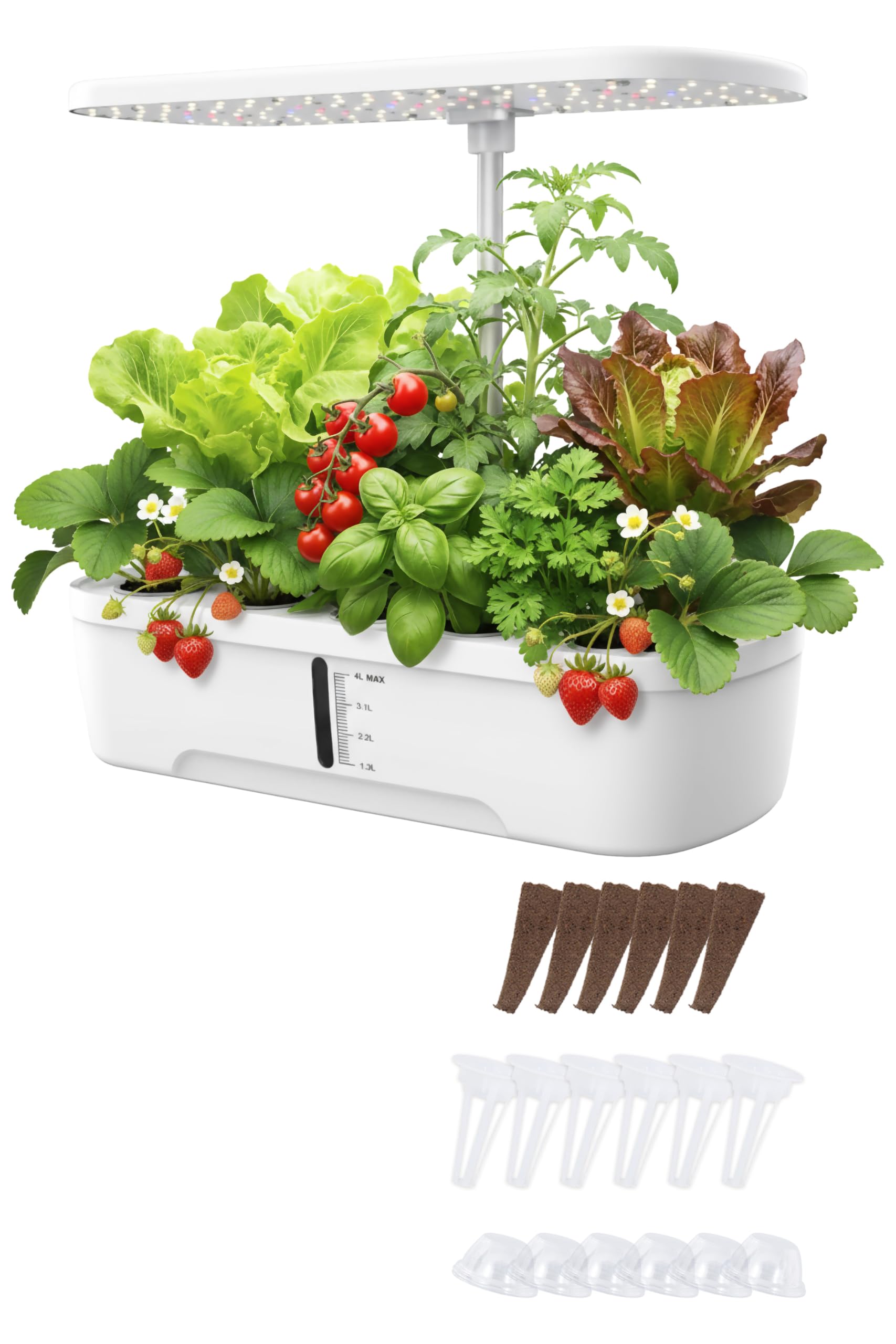 Amazon.co.jp: [MRG] 水耕栽培キット 12株同時栽培 LED植物育成ライト