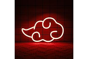 Dazzling Akatsuki Cloud Wall Neon Sign