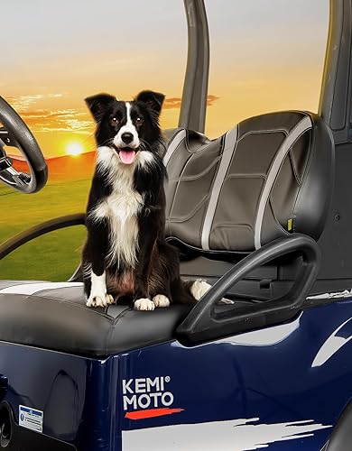 Miniatura 7 de KEMIMOTO Fundas de asiento de carrito de golf compatibles con asientos delanteros Club Car Precedent, Tempo, Onward OEM, no necesita grapas
