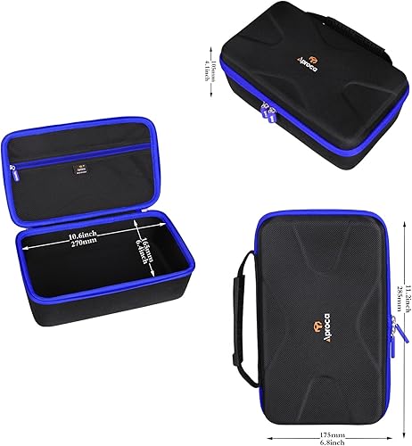 Miniatura 7 de Aproca Estuche de viaje de almacenamiento duro para compresor de aire AstroAI inflador de neumáticos bomba de aire portátil