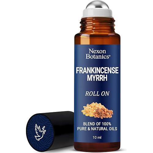 Frankincense & Myrrh Roll-On for Skin Care 10 ml - Aromatherapy & Wellness