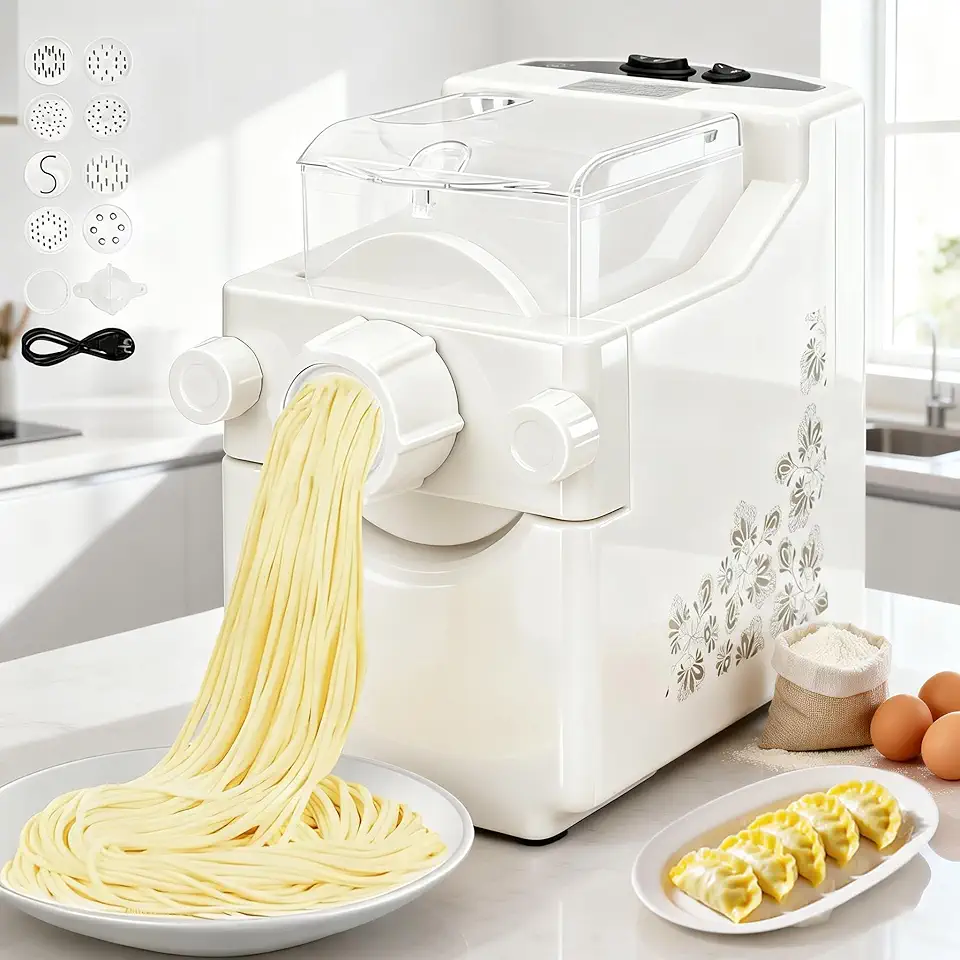 Máquina Automática de Fazer Macarrão, 110v, Maquina de Fazer Pastel Elétrica, Máquina Elétrica de Fazer Macarrão, Maquina de Macarrão Eletrica, Maquina de Macarrao, Maquina de Massa de Macarrão
