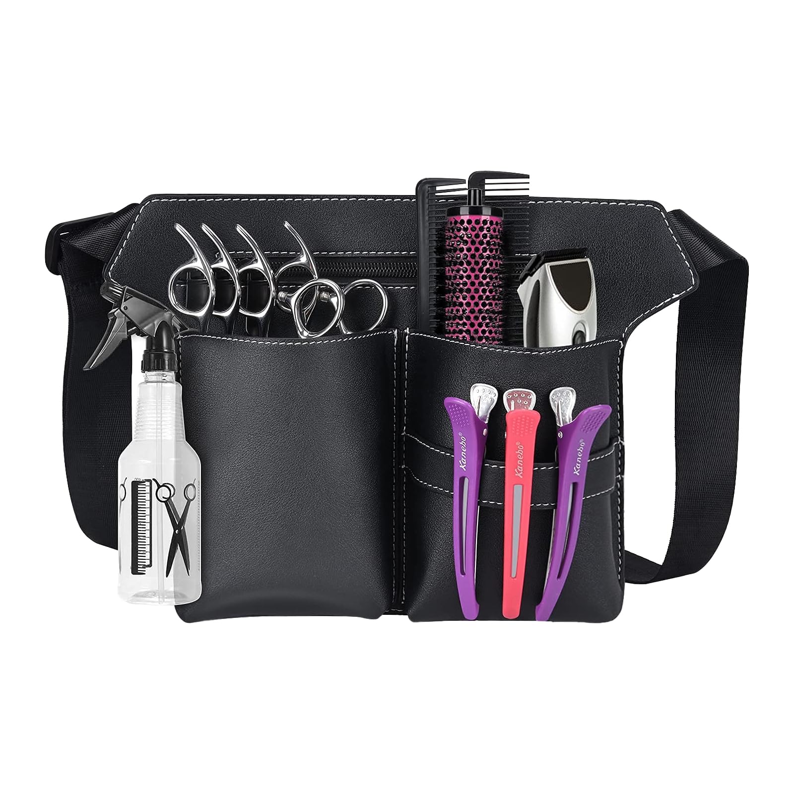 Nivofu Borsa per Parrucchiere, Borsa per Attrezzi da Parrucchiere, Borsa per Forbici da Parrucchiere, Custodia per Parrucchiere con Tasca Multipla, Borsa per Attrezzi Professionale da Parrucchieri