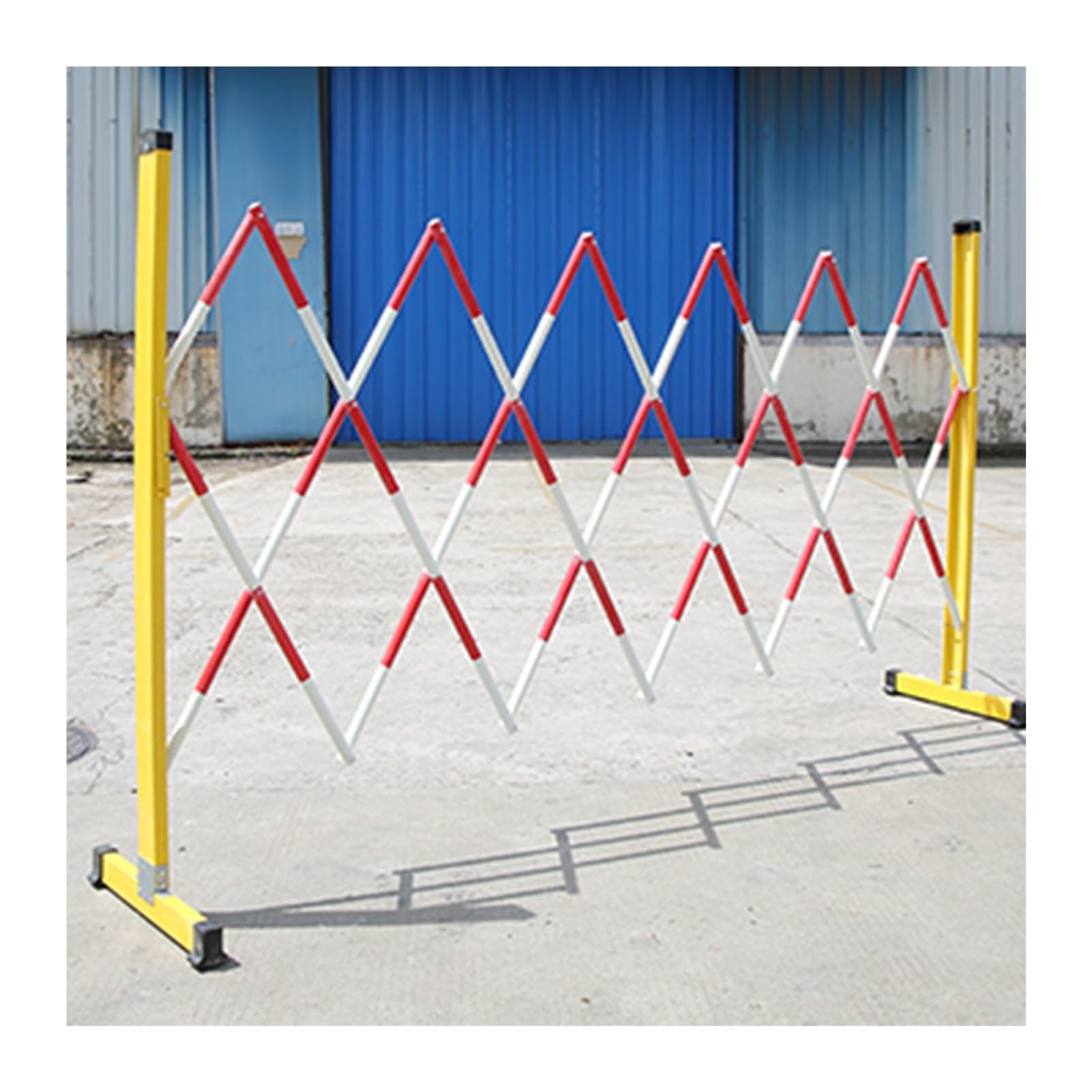 Barrière pliable extensible avec roulettes intégrées pour une protection modulable