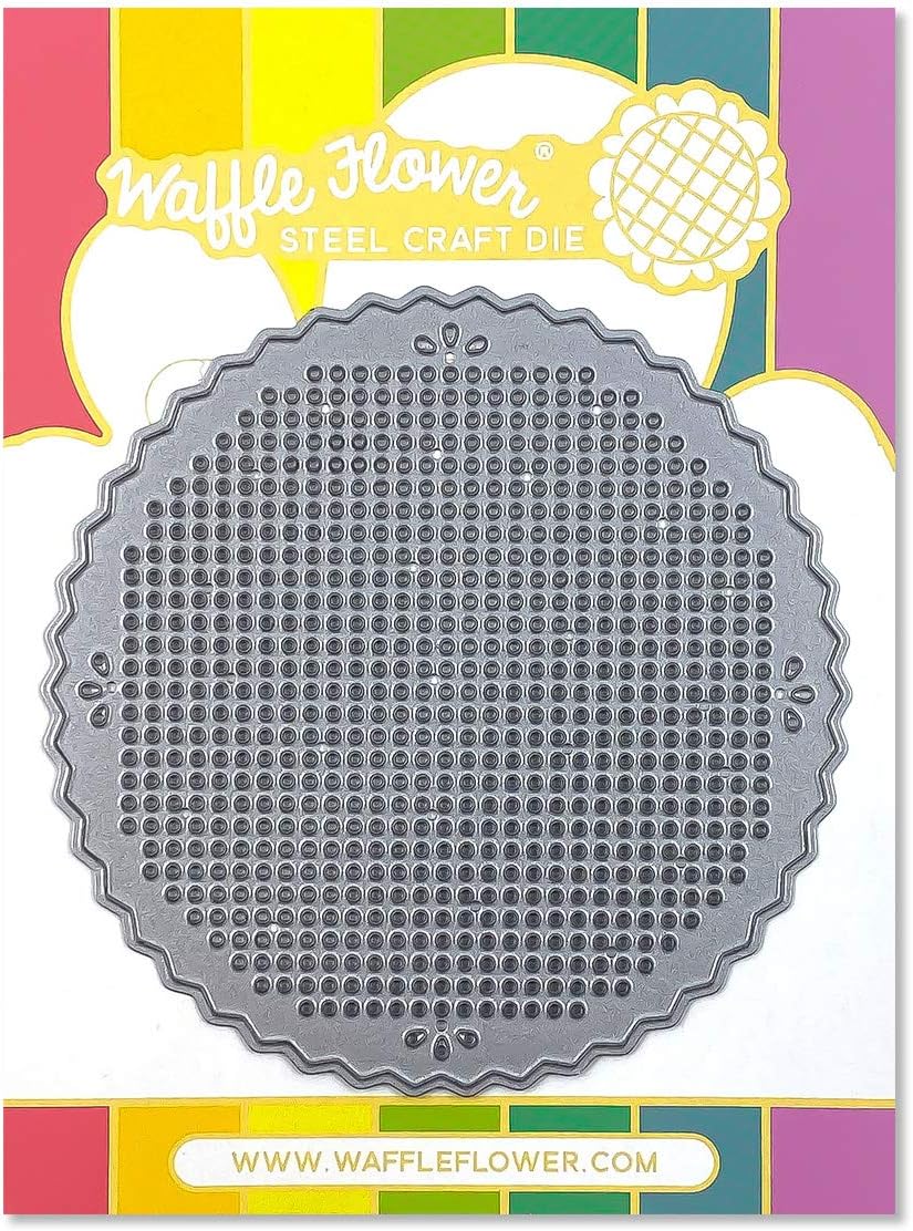 Waffle Flower Stitchable Pinking Circle Die (This stitchable Pinking Circle is Approximately 3.5" Round)