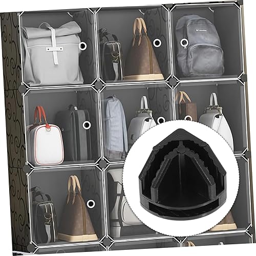 Miniatura 7 de Abaodam 60 Pcs button cabinet shelf wire rack storage box wire shelf rack shelf clip cabinet Organizer storage folder universal metal wire shelving