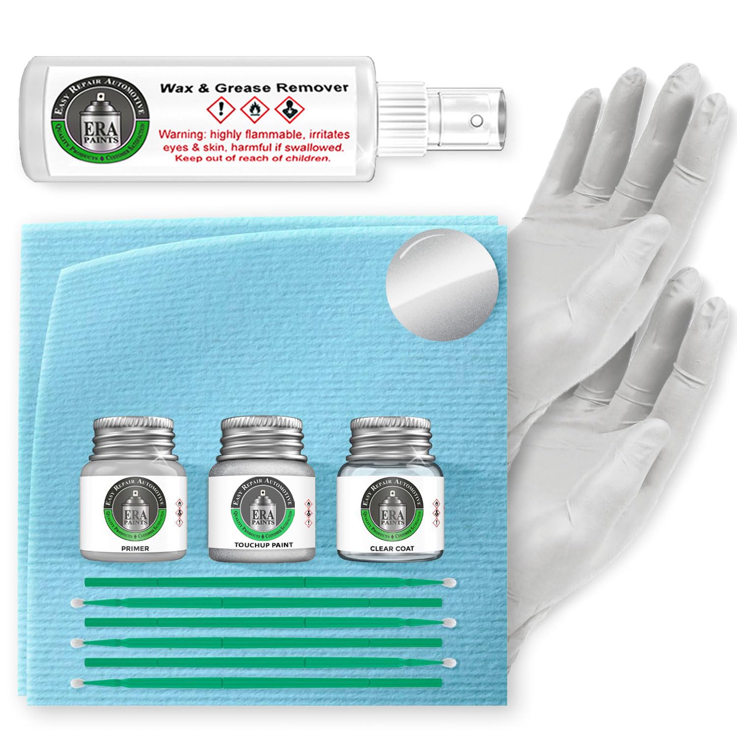 ERA Paints T8S - Symphony Air Silver Metallic for HYUNDAI Exact Match Automotive Touch Up Paint Jar - Pro Kit