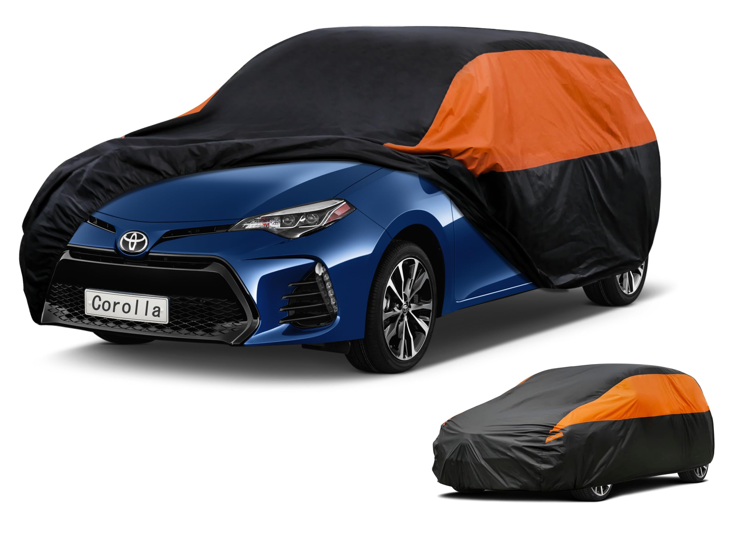 GUNHYI Waterproof Lightweight Full Car Cover Custom Fit Corolla Hatchback