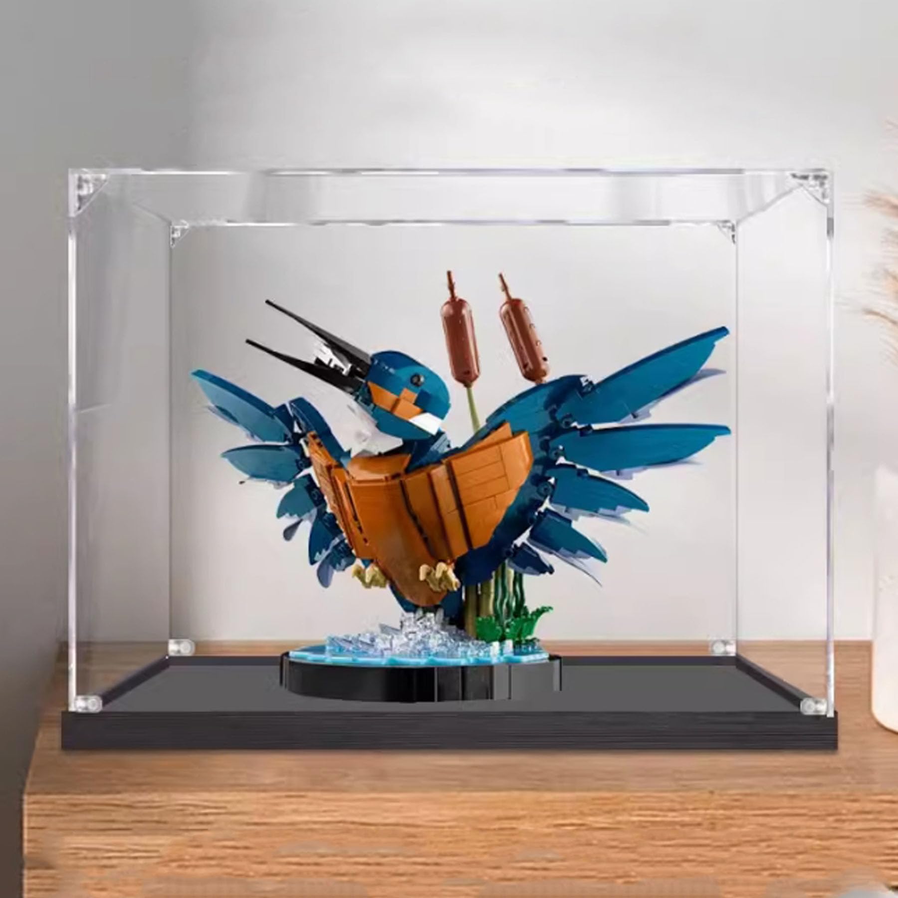 Chifenms Clear Acrylic Display Case For Lego Kingfisher 10331 - Showcase, Protect & Decorate Models With Dustproof Storage For Collectibles, Gifts (Box Only) (2Mm)
