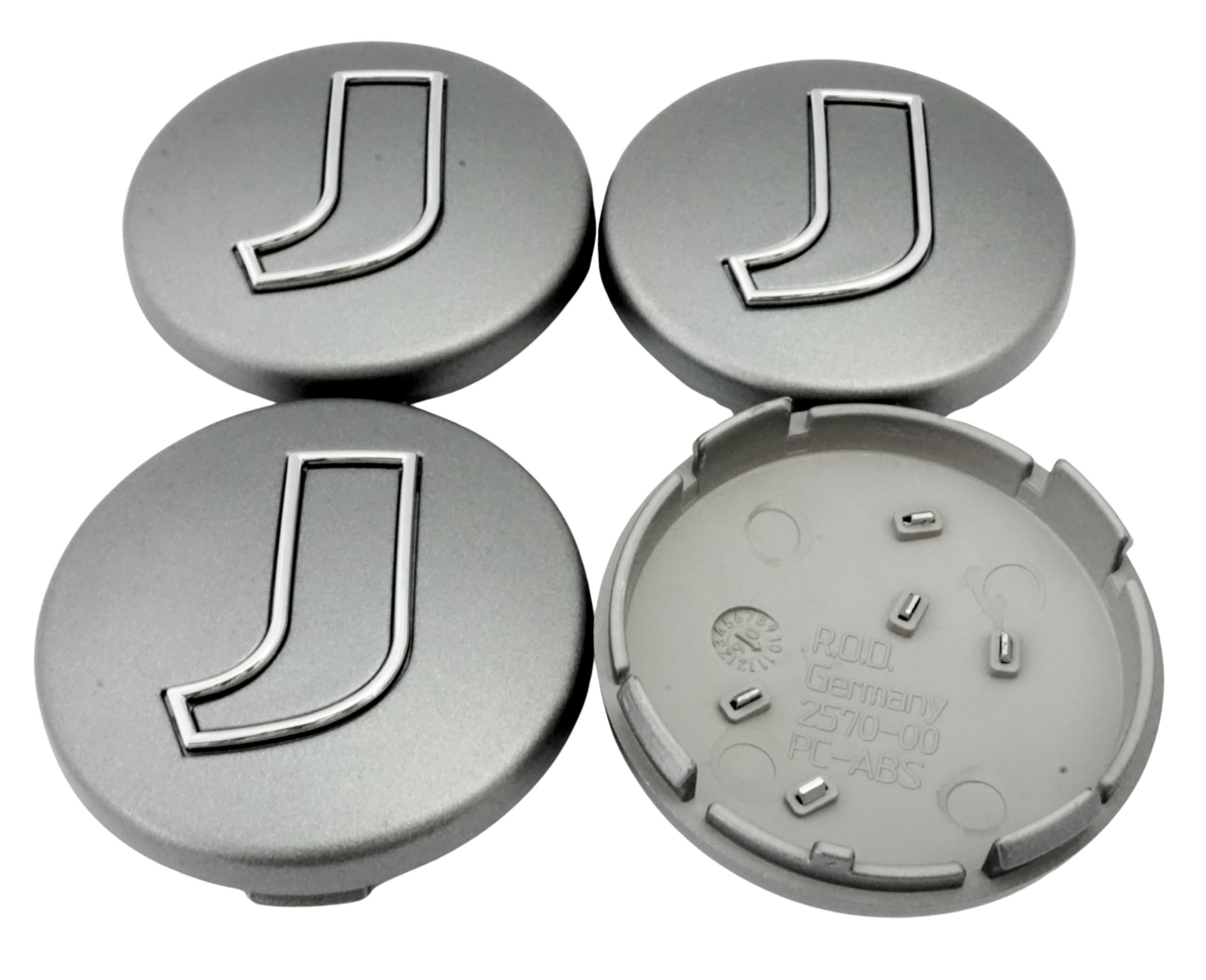 4X Original Rondell Nabendeckel Rod Felgendeckel Nabenkappe Anthrazit 60mm 2570-00