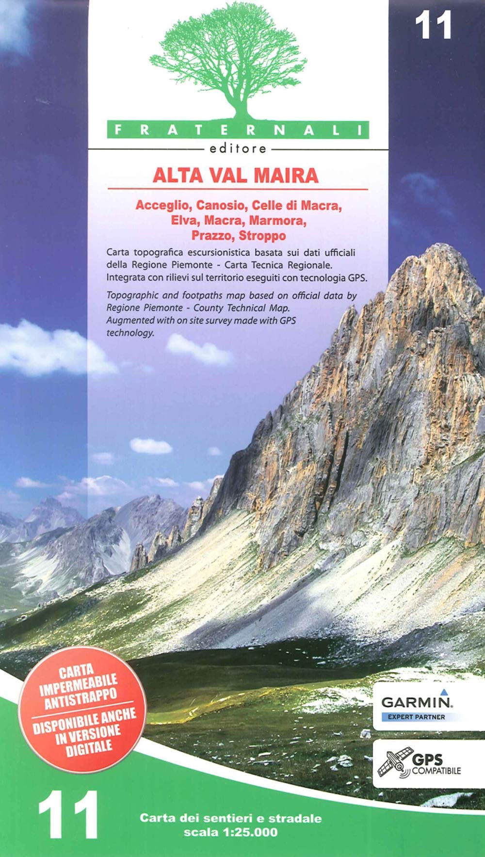 Alta Valle Maira: 11 (wandelkaart)