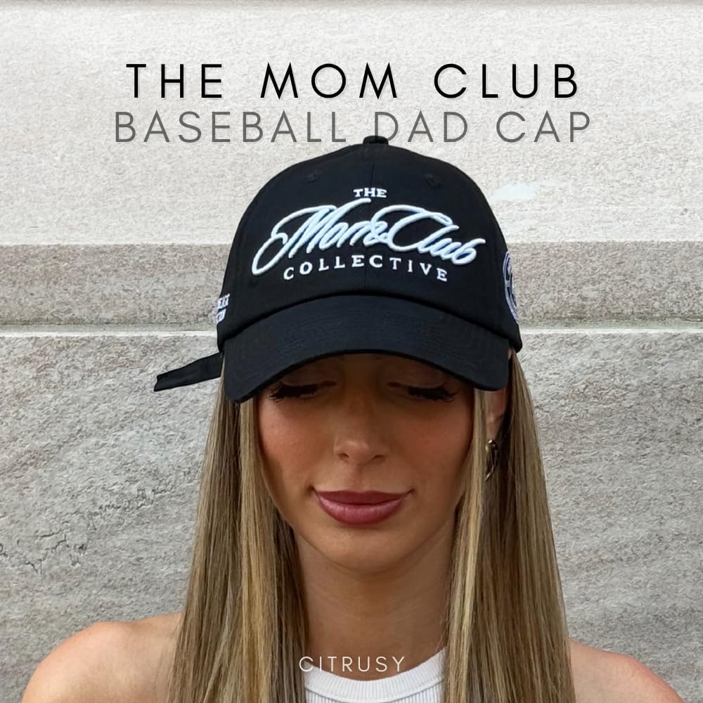 Trendy Mom & Dad Baseball Dad Caps | Men & Women Hats | Cute NY Ball Cap | Boy Mom Girl Dad Hats | Cotton | Adjustable Strap - Image 4