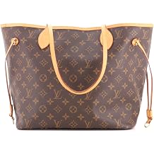 Pre-Loved Neverfull NM Tote MM, Brown