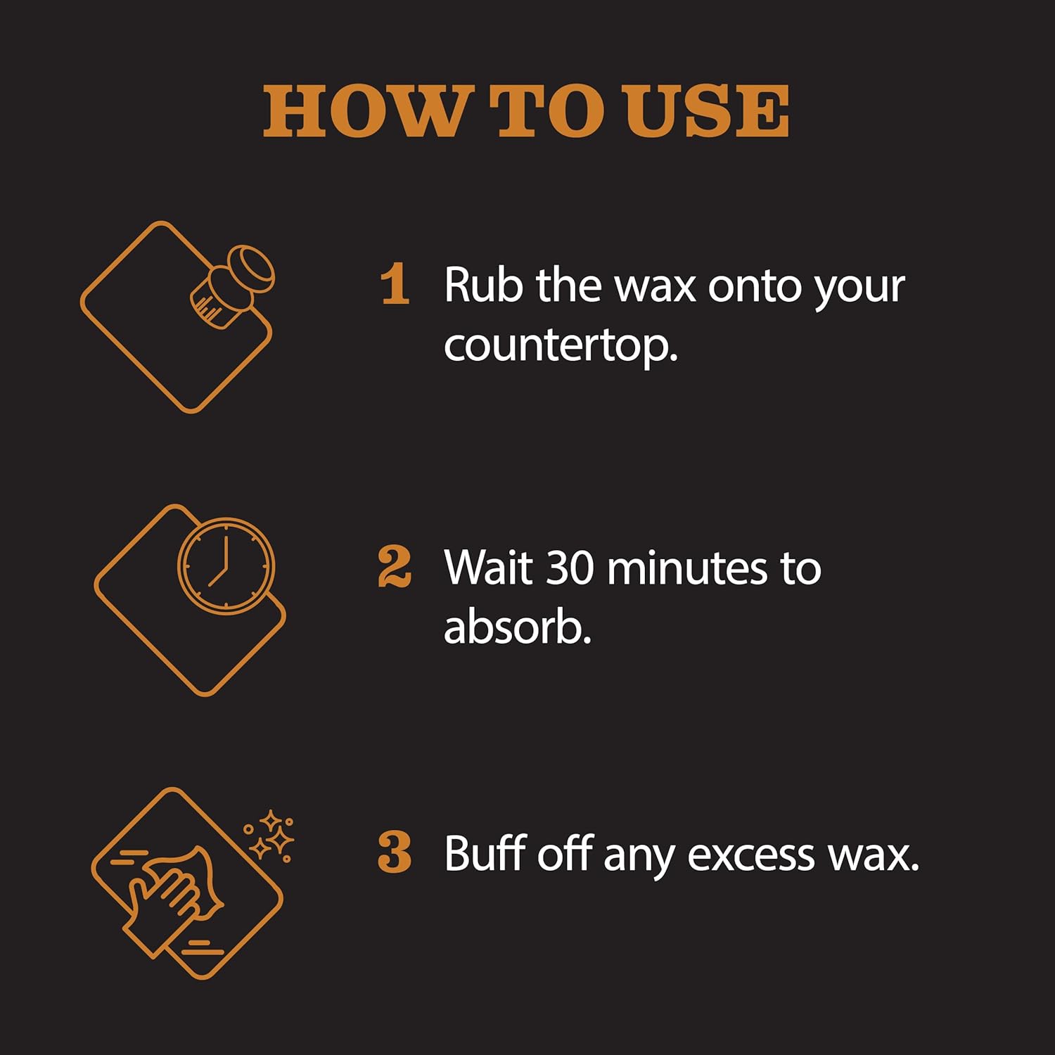 CLARK'S Natural Stone Daily Cleaner and Wax Care Kit - Includes Soapstone, Slate, & Concrete Wax, (6oz), Spray (12oz), Applicator, Microfiber Towel & Buffing Pad, Enriched with Lemon & Orange Extract