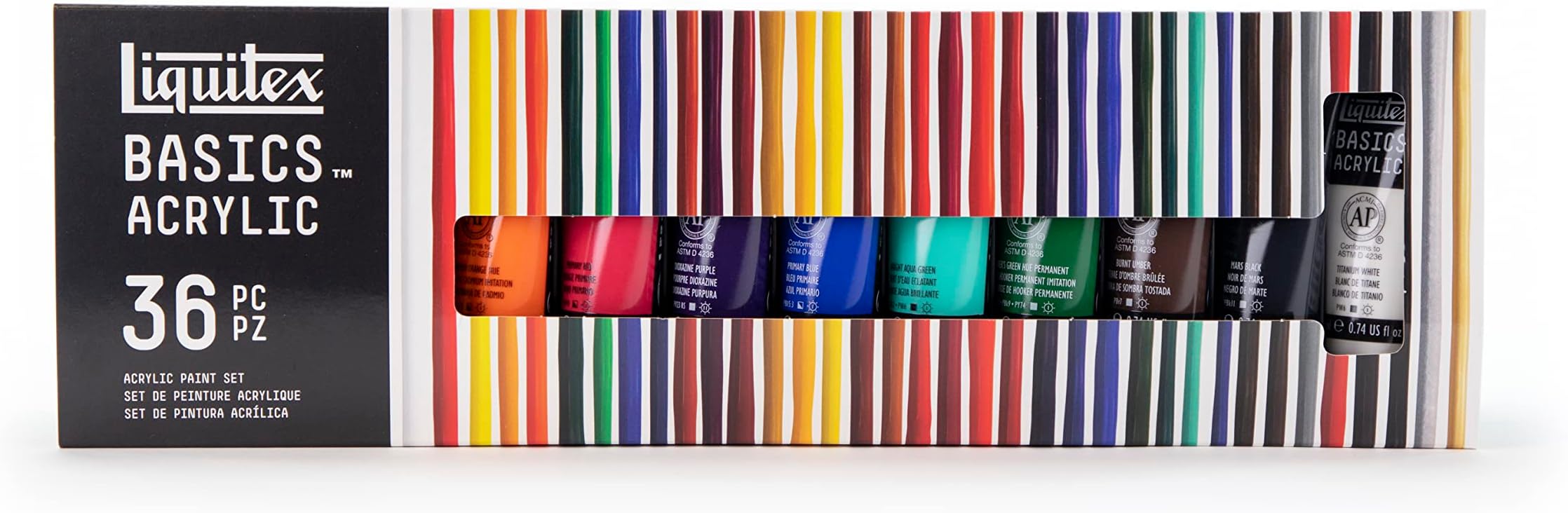 BASICS ACRYLICS SET 36 COLORS