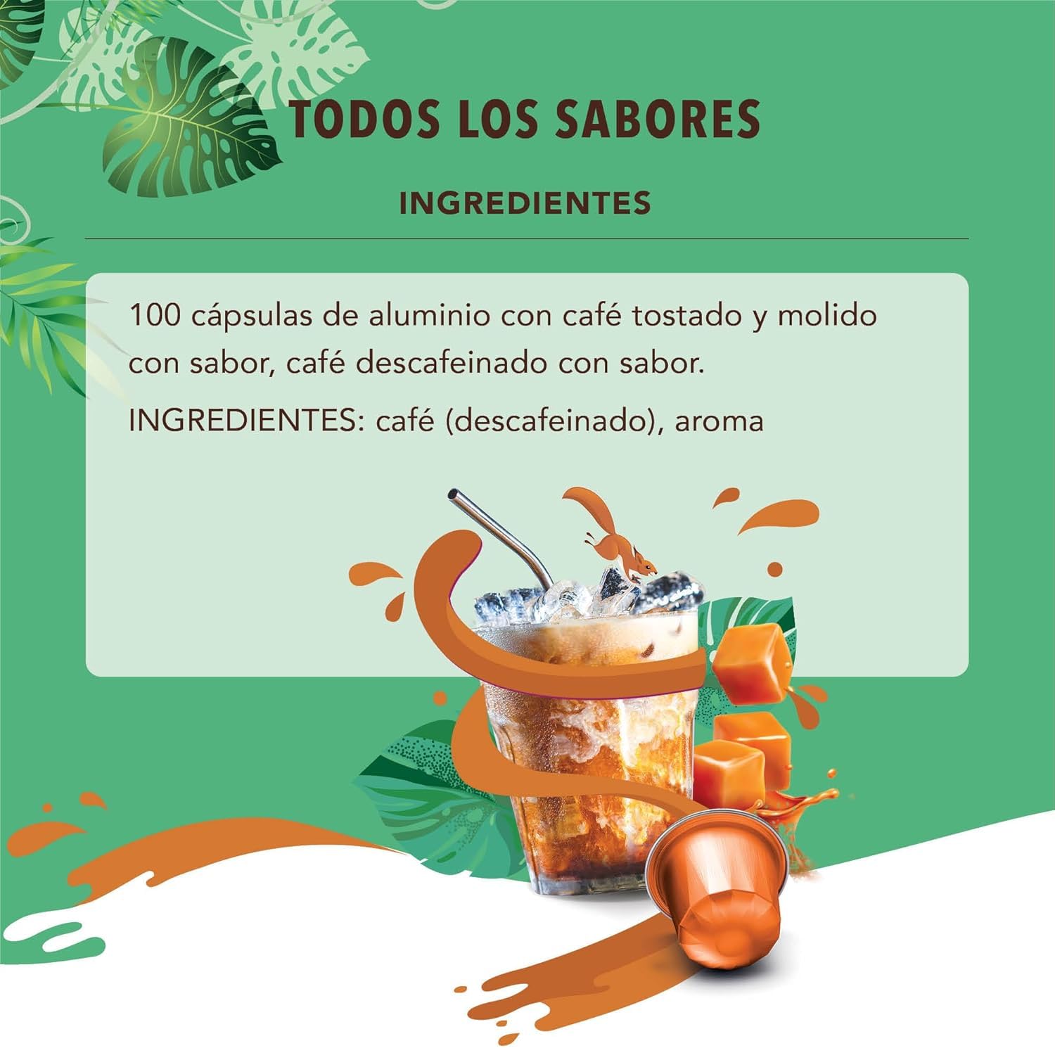 Belmio Cápsulas Nespresso Compatibles, Pack Variedad de Sabores, Café de Tueste Medio, Intensidad 6, Calidad Belga Auténtica, 7 Sabores, 100 Cápsulas