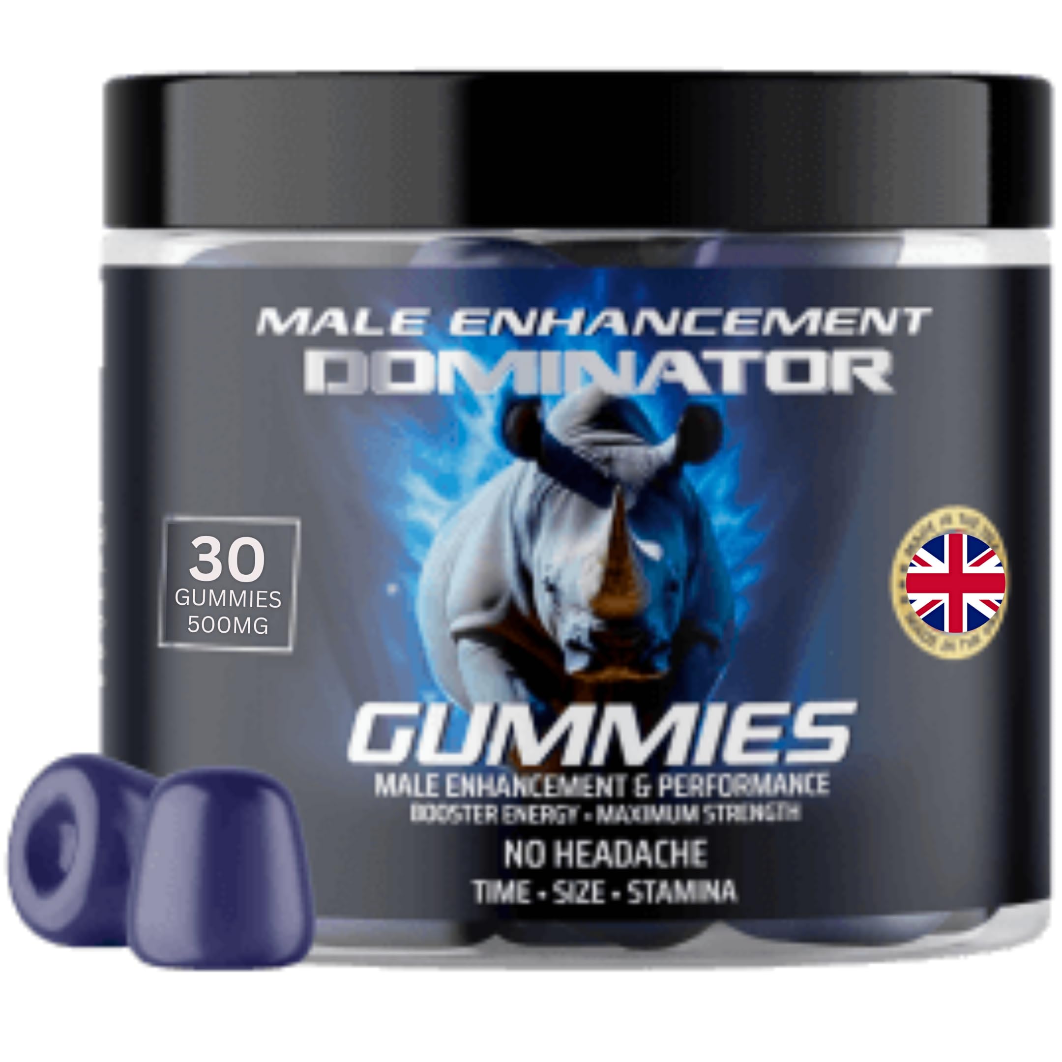 Dominator Gummies Male Enhancement [ 1 Bottle ] - 1 Month Supply
