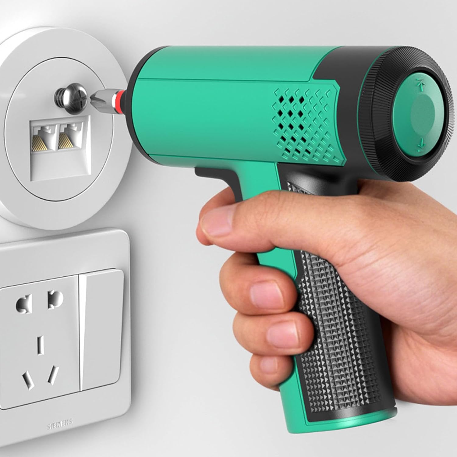 Rechargeable Cordless Electric Screwdriver Set with Bit and Battery for Precisions Electronics Repair Handheld Power Tool Cordless Screwdriver Set Multiple Accessories for Projects