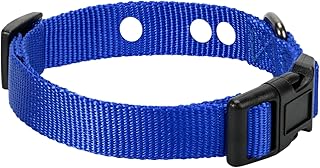Dog Fence Replacement Collar for Shock Collar, E-Collar Replacement Strap, 3/4 inch Blue Medium