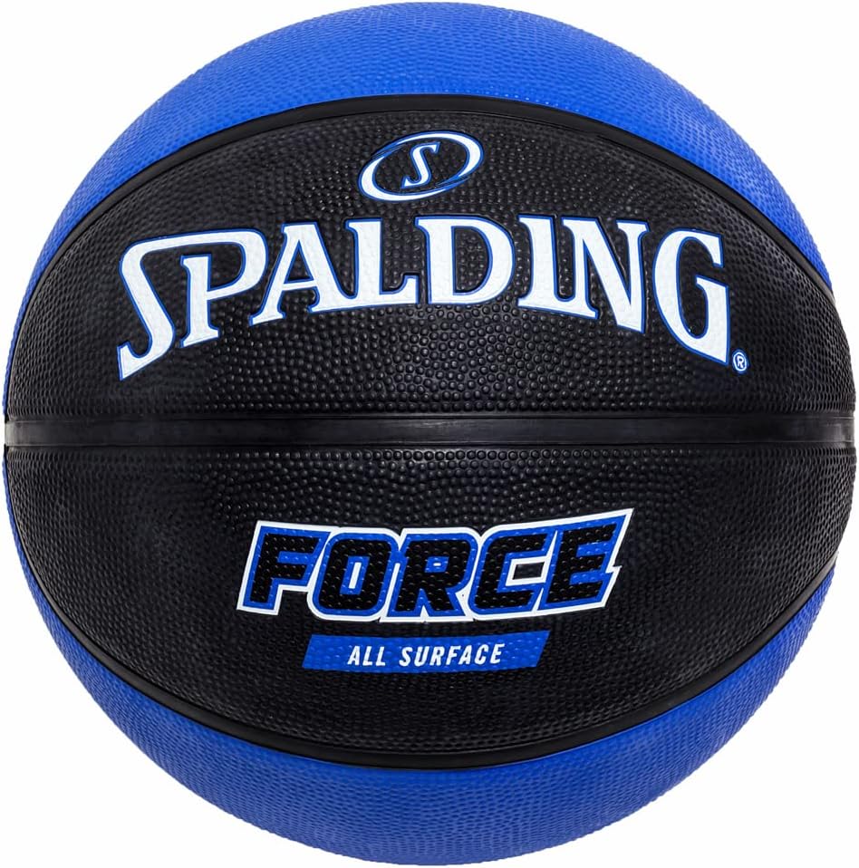 Spalding SPLD FORCE RUBBER BB SZ7, Blue & Black