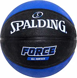 Bola Basquete Spalding Force, preto e azul, 7