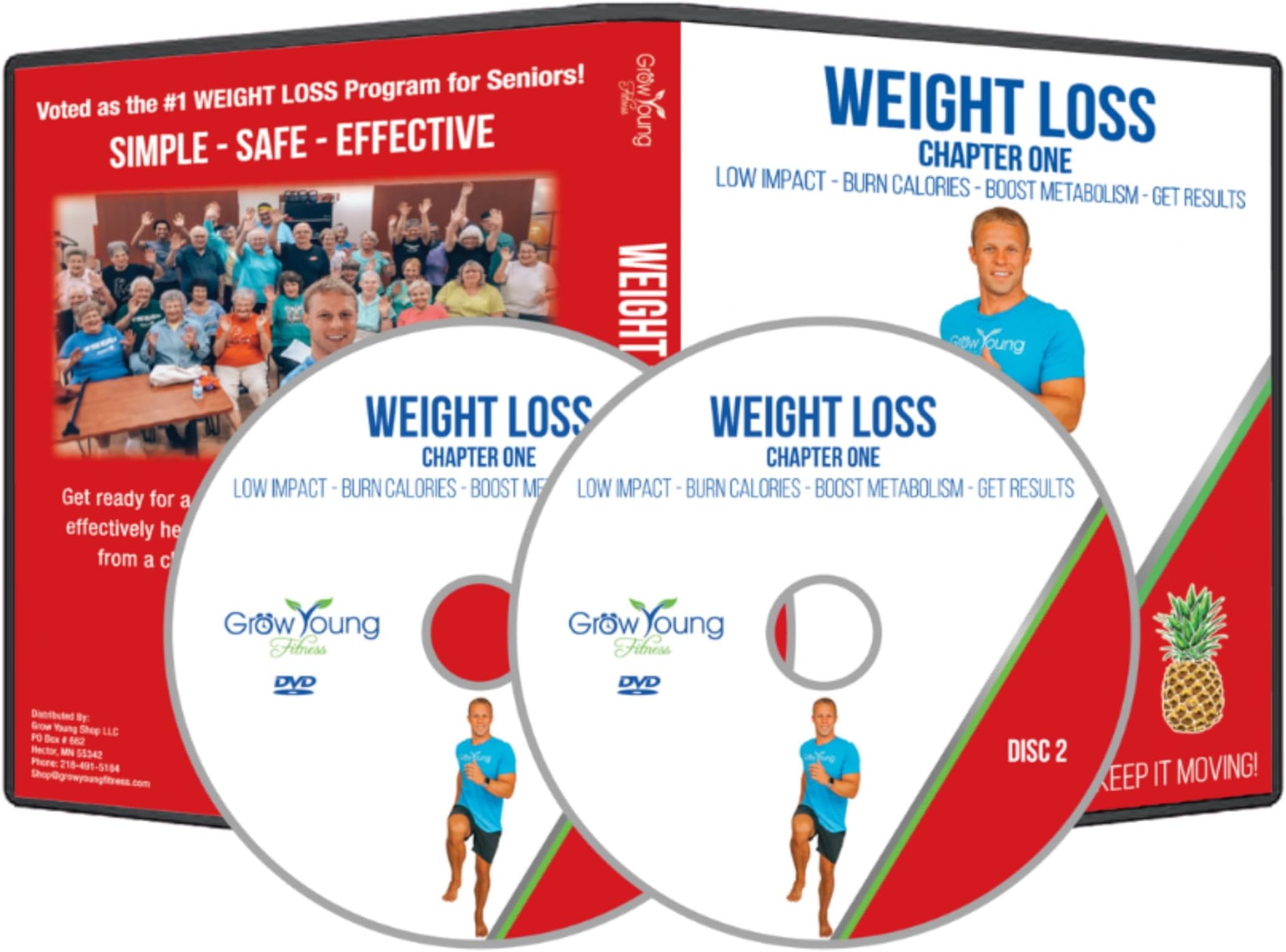- Grow Young Fitness Cardio Weight Loss for Seniors - Low Impact Exercise - Chapter One Senior Exercise DVD