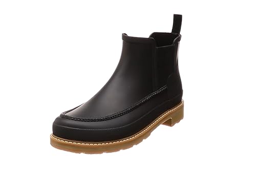 Amazon ハンター レインブーツ メンズ ライトウェイトモックトゥチェルシー レインシューズ