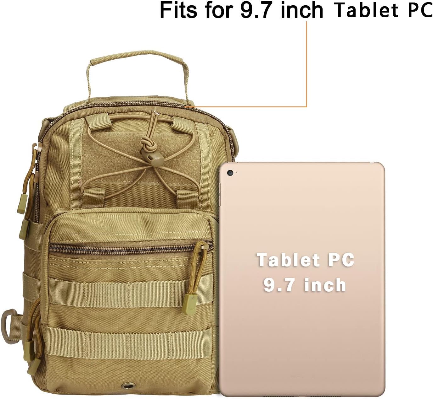 G4Free Outdoor Tactical Bag Backpack, Military Sport Bag Pack Sling Shoulder Backpack Tactical Bag for Every Day Carry - Image 4