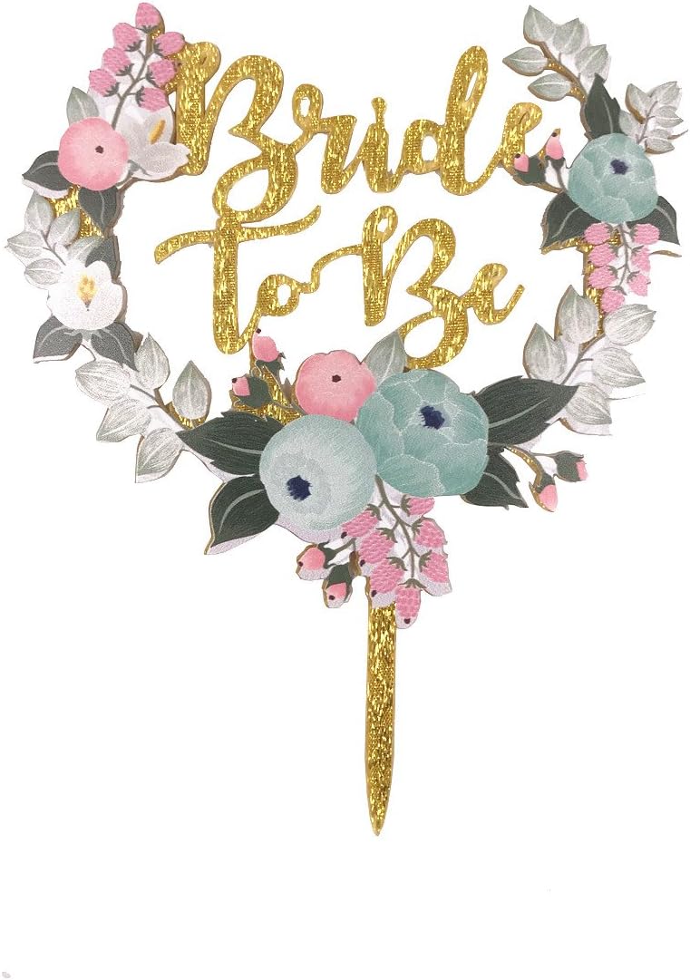Bride to Be Cake Topper, ICASA, Bridal Shower,Wedding,Bachelorette Party Cake Topper Cake Stand for Party Decoration