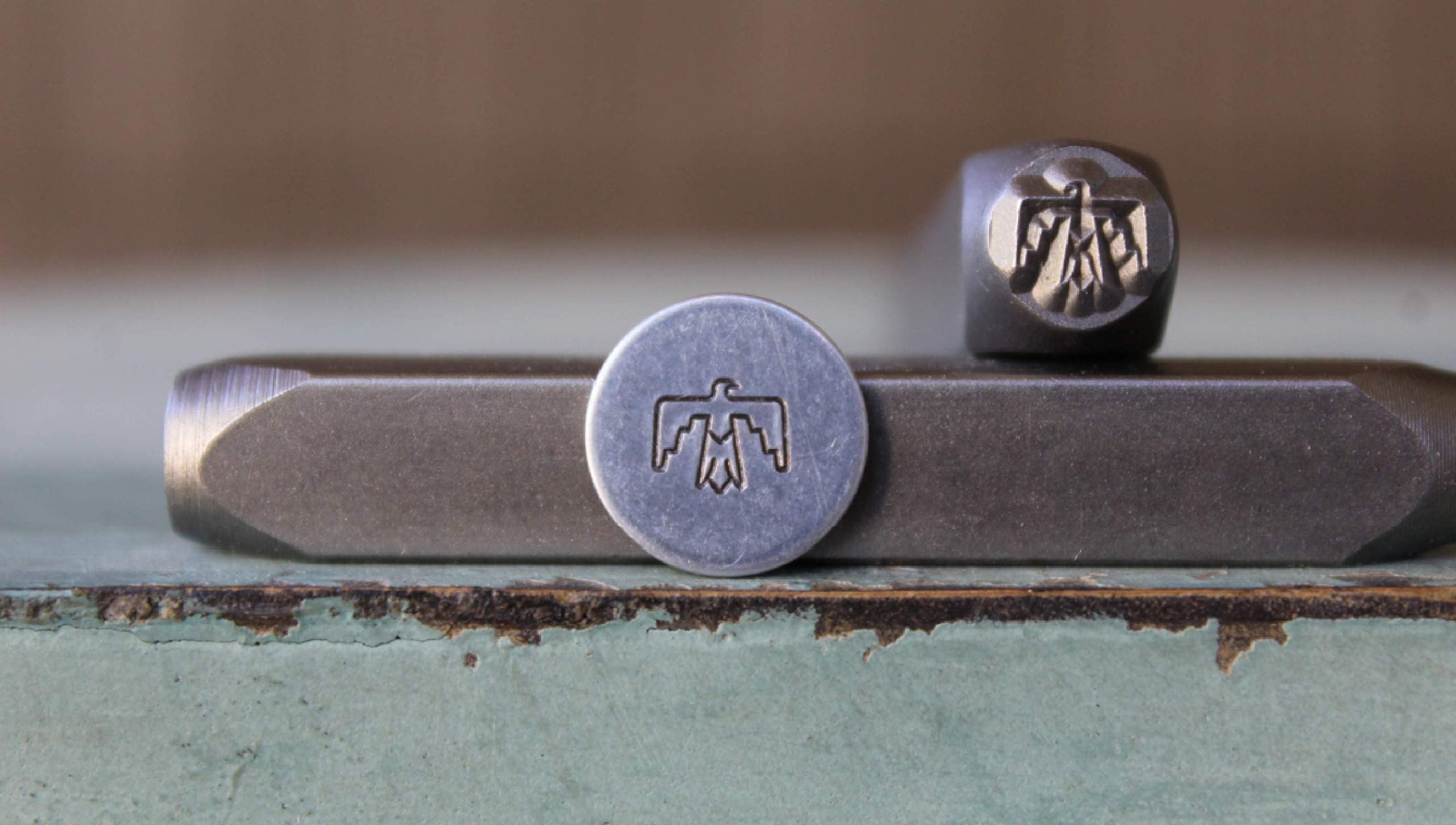 6mm Southwest Thunderbird Metal Punch Design Stamp - Supply Guy - CH-445