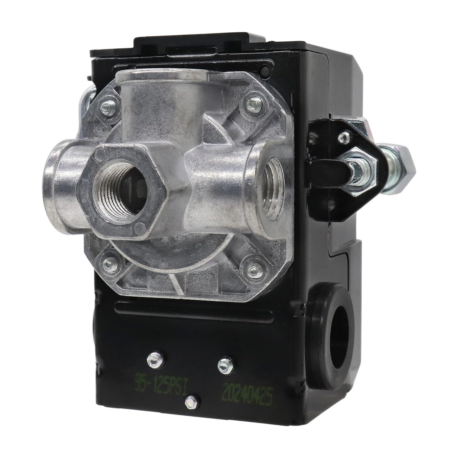 LF10-4H Pressure Switch 4 Port Air Compressor Pressure Switch Replacement Control NPT1/4 95-125 PSI 20A