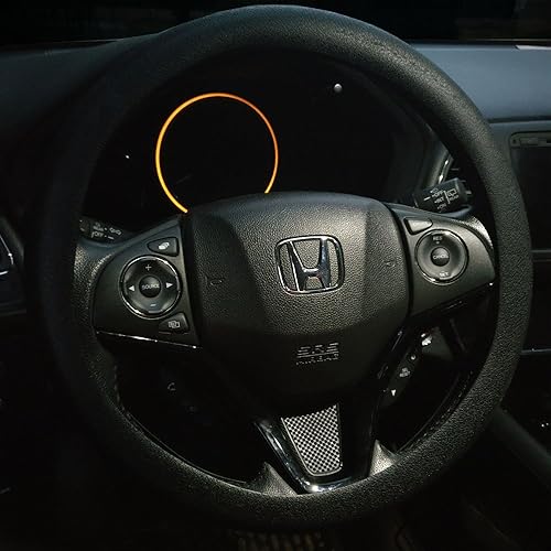 Miniatura 4 de Direct Silicone Auto - Funda para volante de automóvil de 13 a 15 pulgadas, con 4 ganchos de ventilación de aire, color negro