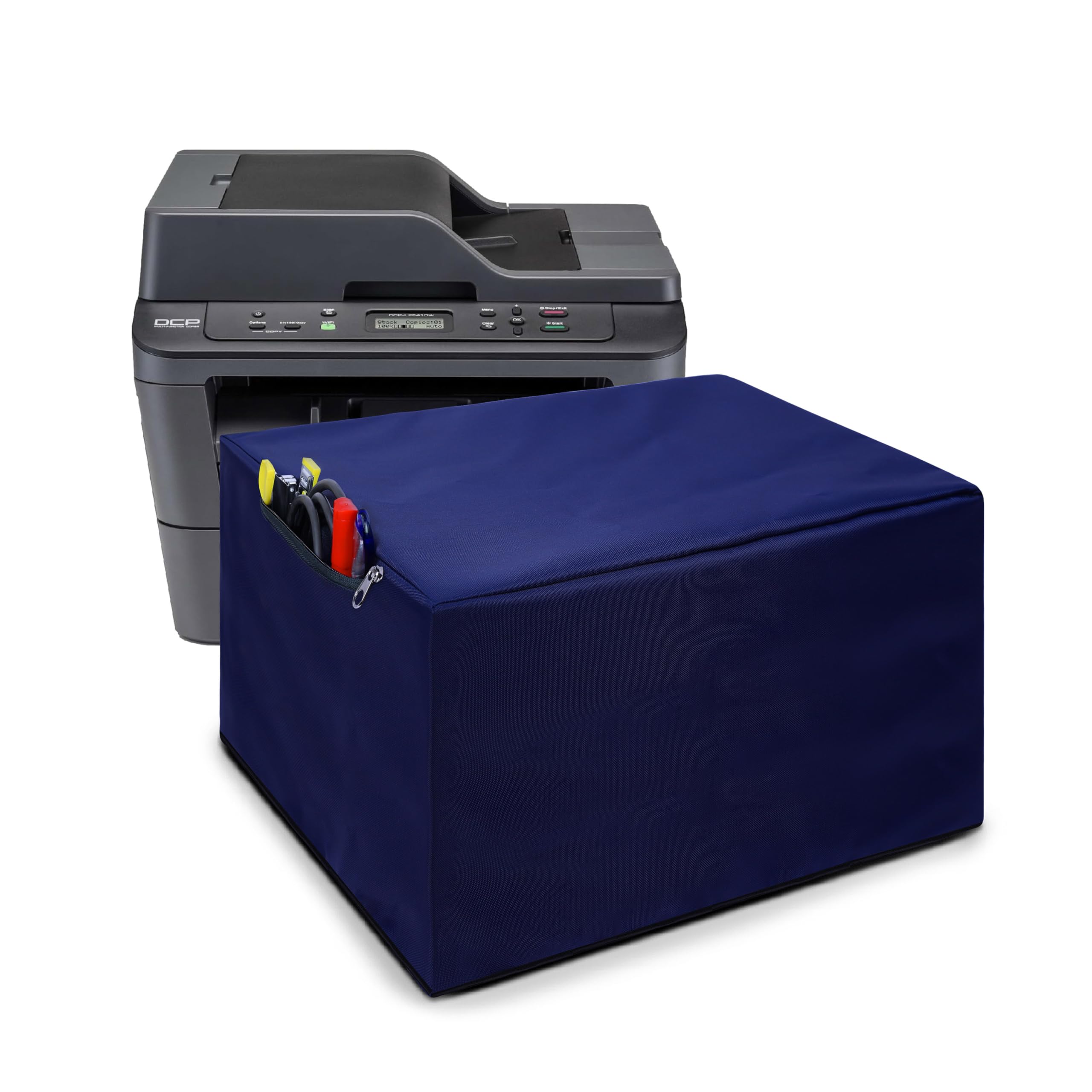 Alifiya Dust Proof Washable Printer Cover for Brother Dcp-L2541Dw Printer - Blue-picture-25