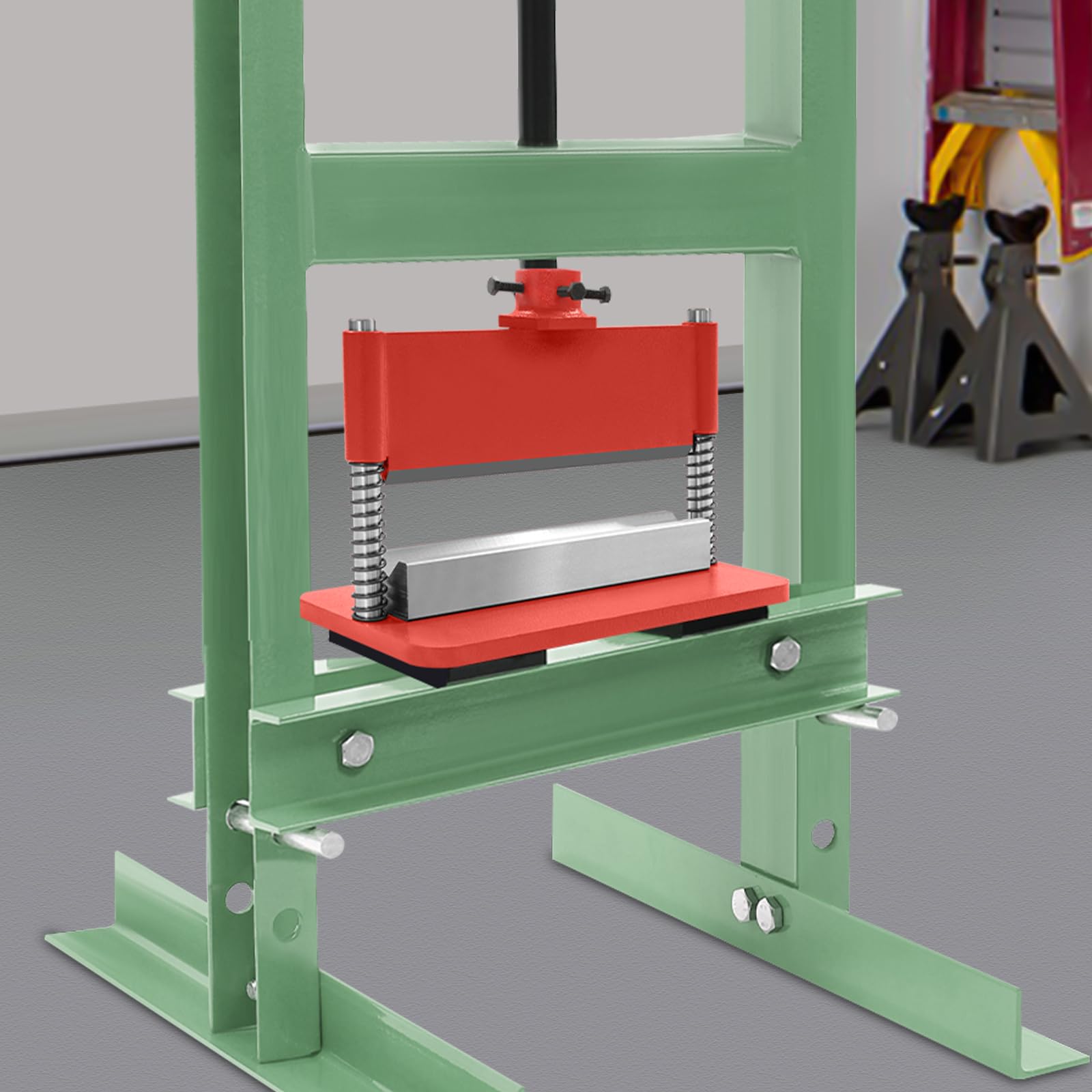 Embout de presse pliante hydraulique, presse pliante, en acier 45# pour hydraulique de 12 à 20 T, angle de flexion de 90 °, longueur de flexion de 30,5 cm et épaisseur du matériau de 0,48 cm (rouge)