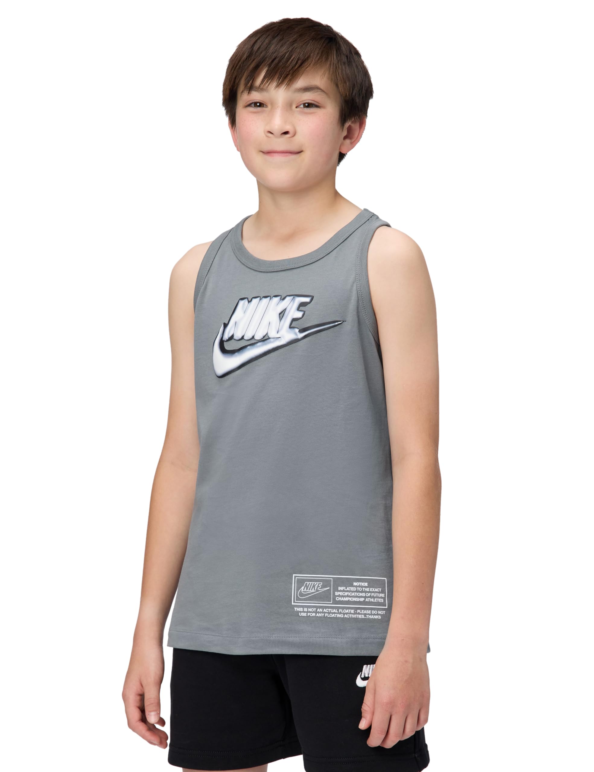 Nike Kid's NSW Tank Club Express, Smoke Grey, Medium