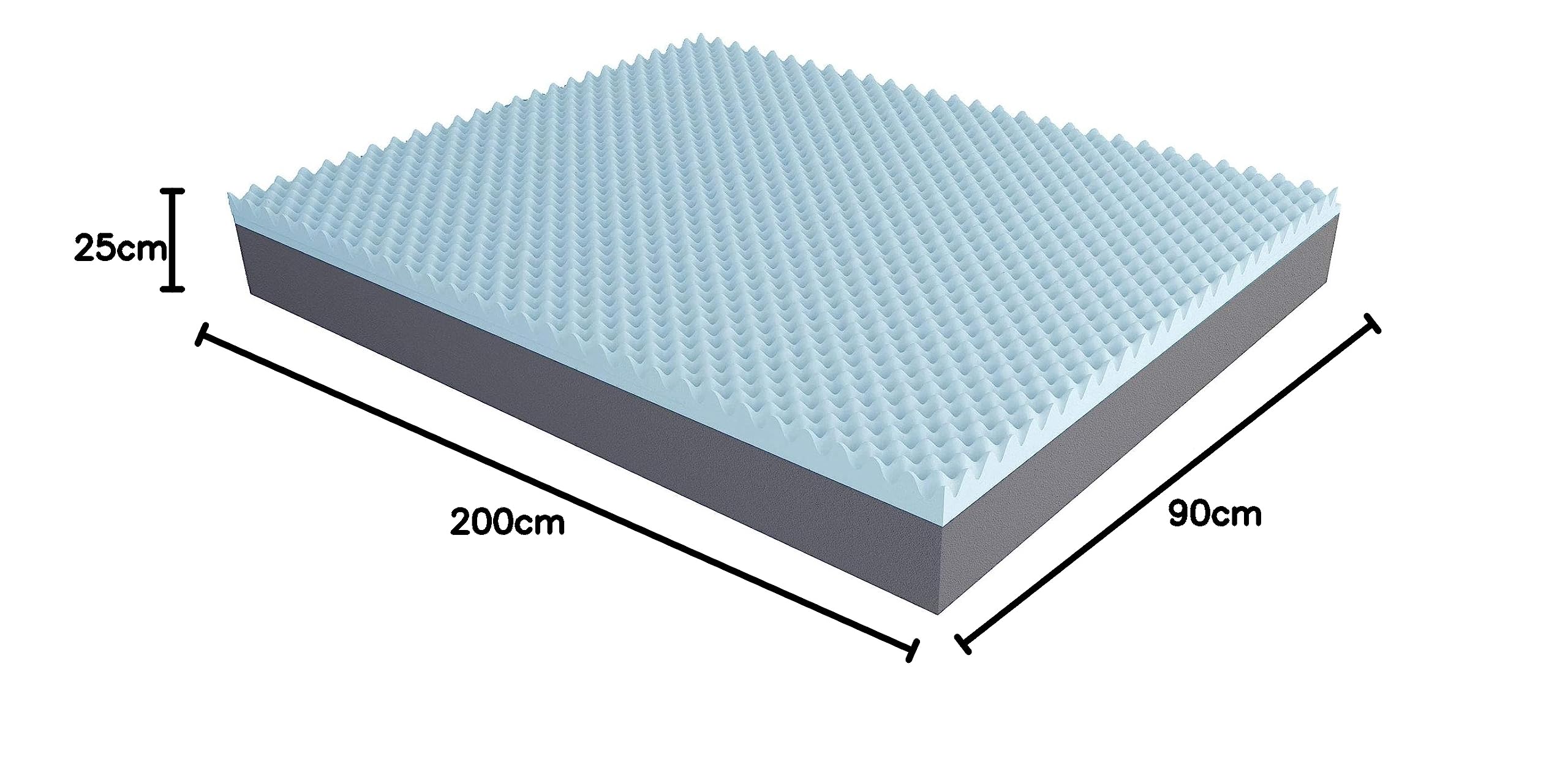 Baldiflex Materac z pianki memory, antyodleżynowy, ergonomicznie ukształtowany, antybakteryjny, odporny na rozdarcia, oddychający, zdejmowany pokrowiec 90 x 200 cm Aloe Vera