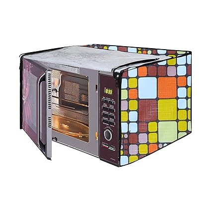 Aavya Unique Fashion Microwave Oven Cover Dust Proof & Water Proof for 21 Litre Convection Microwave Oven Cover,25, Multicolor