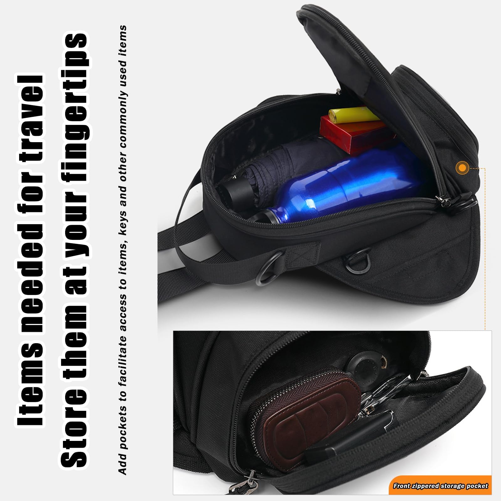 Borsa Serbatoio Moto per Benelli TRK 502X TRK 502 X TRK502X, Impermeabile Organizer, Borsa Portaoggetti per La Navigazione da Viaggio in Moto,Normal-B