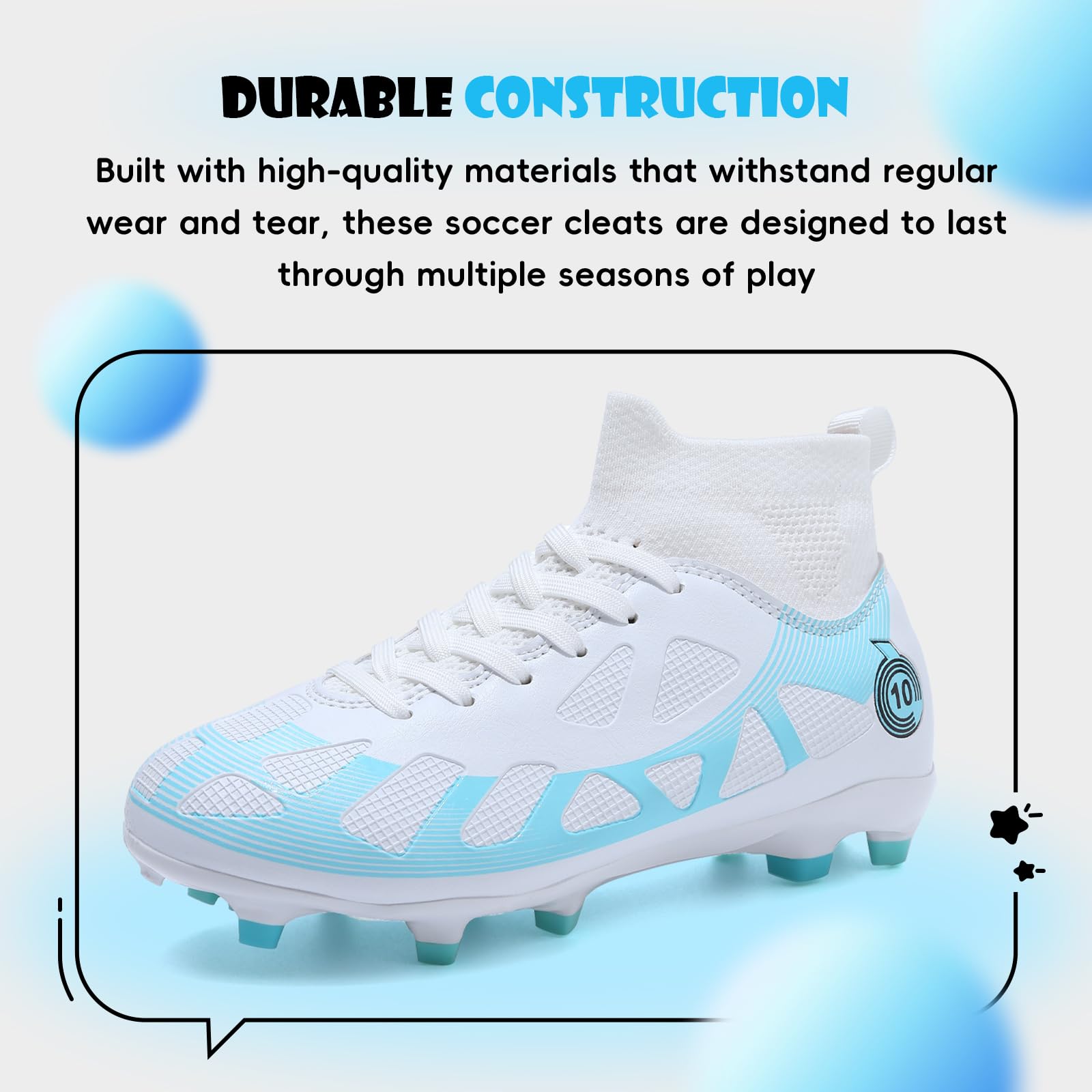 Football Boots Kids Boys Girls Athletic Outdoor Football Shoes — view 2